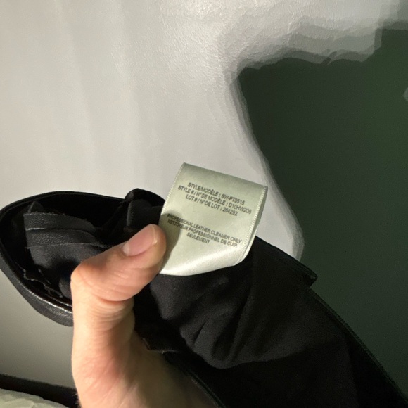 Helmut Lang Cropped Stovepipe 100% Lamb Leather Pants Size 6 - Picture 6 of 6